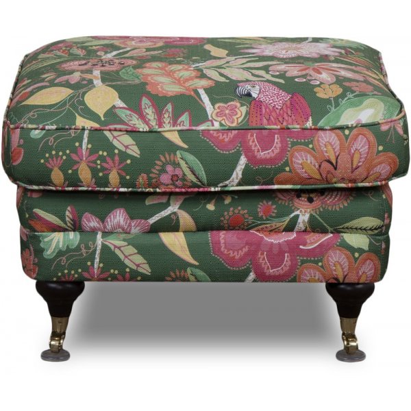 Howard Spirit fotskammel i blomsterstoff - Eden Parrot Green Howard Spirit fotskammel i blomsterstoff - Eden Parrot Green