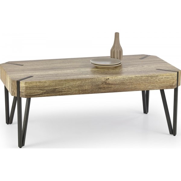 Marlene sofabord - Svart/eik + Flekkfjerner for møbler Marlene sofabord - Svart/eik + Flekkfjerner for møbler