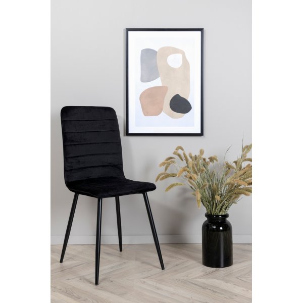 Sirocco Lyx spisestol - Svart Sirocco Lyx spisestol - Svart