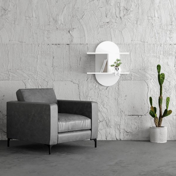 Auro vegghylle - Hvit Auro vegghylle - Hvit