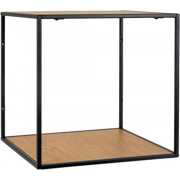 Vita vegghylle - svart / eik imitasjon - 36x36x36 Vita vegghylle - svart / eik imitasjon - 36x36x36