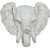 Trädgårdskonst Staty elefant (vägghängd) - H60 cm Trädgårdskonst Staty elefant (vägghängd) - H60 cm
