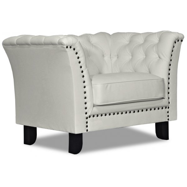 Chester Bridge lenestol - Hvit Pu