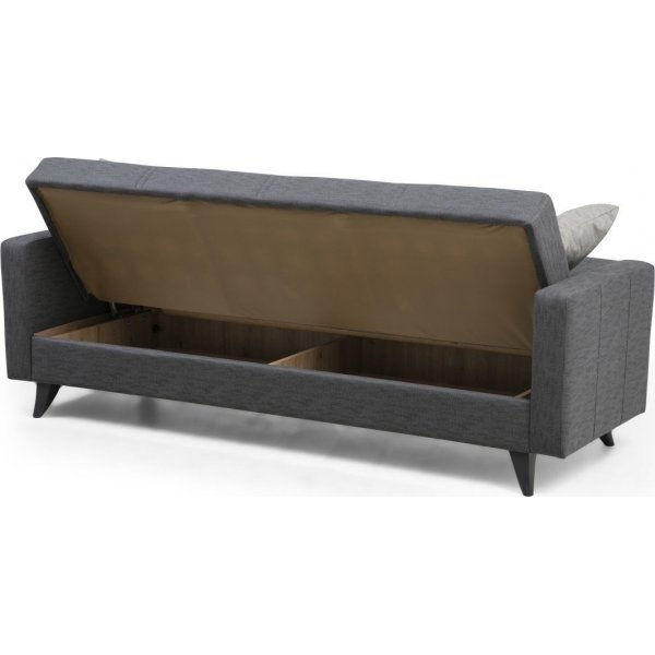 Polya 3-seters sovesofa - Mørkegrå Polya 3-seters sovesofa - Mørkegrå