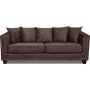 Temple Double Deco 3-seters sofa - Vintage brune / slv nagler