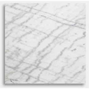 Hvit marmorplate 75x75x48cm