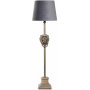 Lejon Lampefot H80 cm - Antikk messing