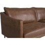 Harpan 3-seter sofa - Brun kolr + Tekstilrens for mbler