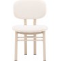 Sia spisestol - Beige/hvit