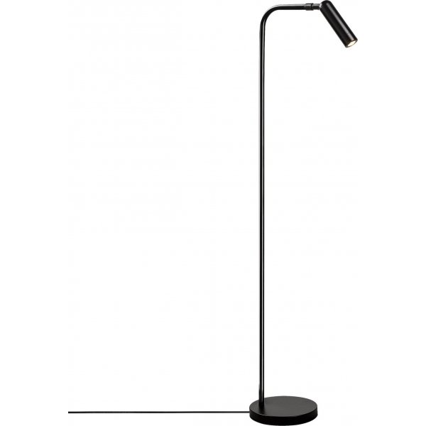 Ur gulvlampe - Svart Ur gulvlampe - Svart