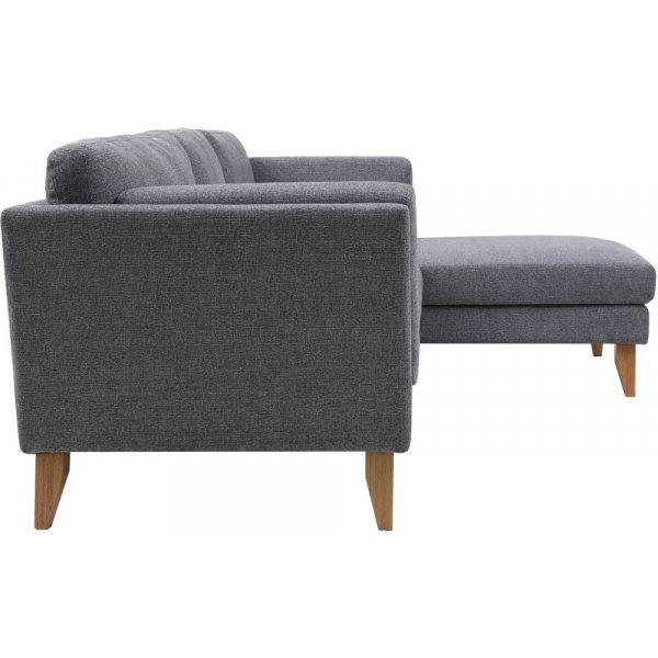 Behagelig divansofa - Grå Behagelig divansofa - Grå