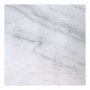 Accent sofabord rund 50 - Hvit marmor / svart underdel