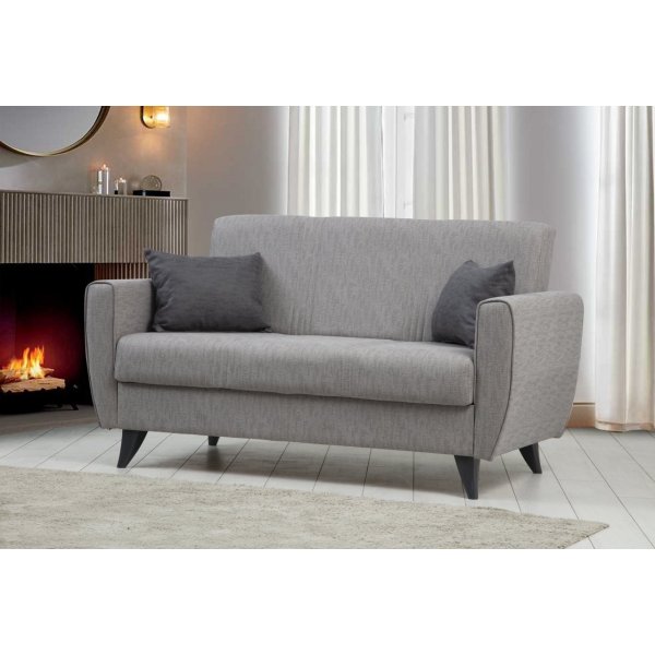 Zaden 2-seters sovesofa - Lys grå Zaden 2-seters sovesofa - Lys grå