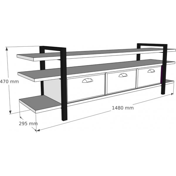 Lucca mediebenk - Eik