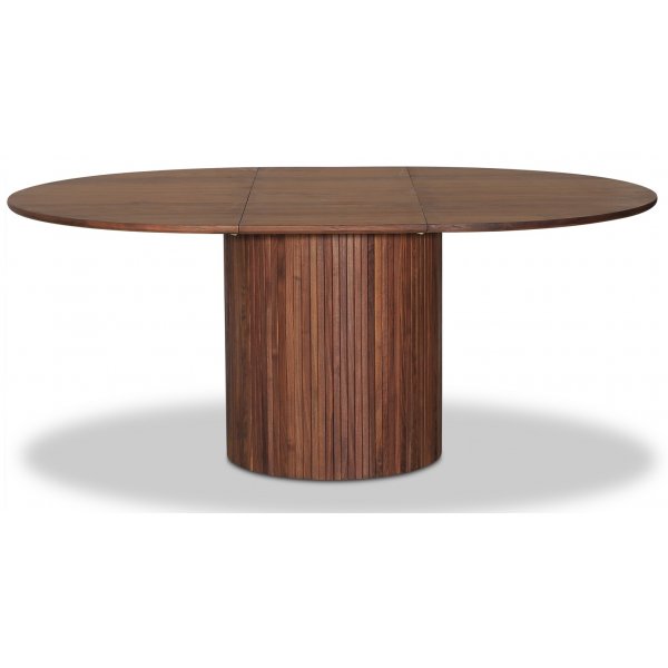 Nova spisegruppe, uttrekkbart spisebord �130-170 cm inkl. 6 stk. pinnestoler Castor - Valn�tt