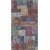 Patchwork lappeteppe Flerfarget - 80 x 300 cm