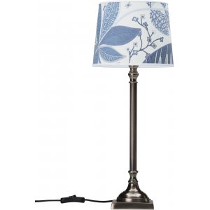 Margot bordlampe - Antikk slv/bl - 50 cm