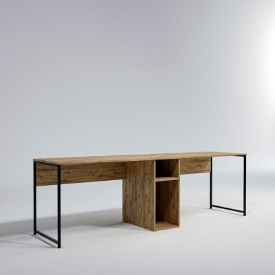 Limbo skrivebord 240x60 cm - Eik
