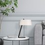 Salvia bordlampe - Hvit/svart