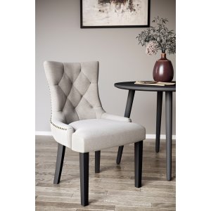 Tuva New Port stol - Beige lin + Mbelpleiesett for tekstiler