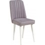 Vina 0701 spisegruppe med sofa - Hvit/lys gr