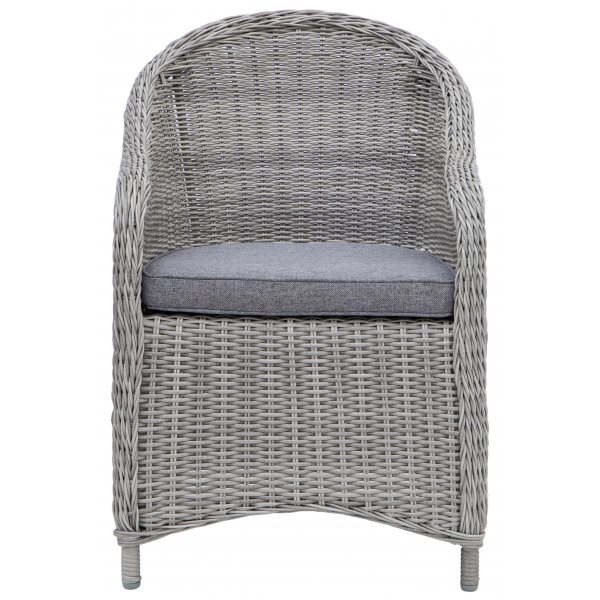 Balkongsett; 2 stoler og bord 48 x 48 cm gr/rotting - Tor/Merkur