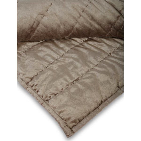 Viskose Sengeteppe 260x260 cm - Beige