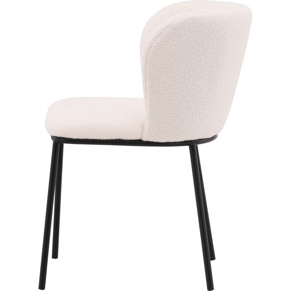 Edina spisestuestol - Sort/hvit Edina spisestuestol - Sort/hvit