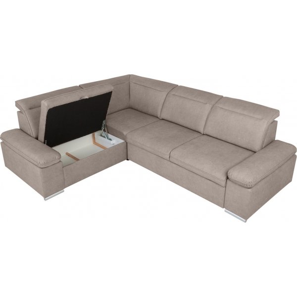 Darby hj�rnesovesofa venstre - Beige