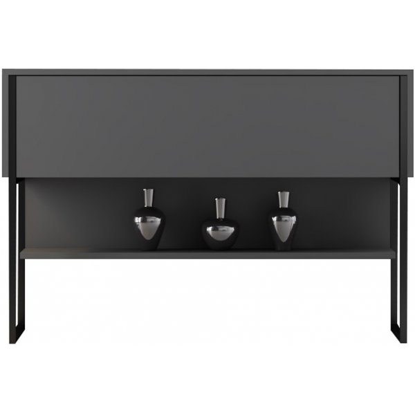 Lux avlastningsbord 120 x 30 cm - Antrasitt/sort Lux avlastningsbord 120 x 30 cm - Antrasitt/sort