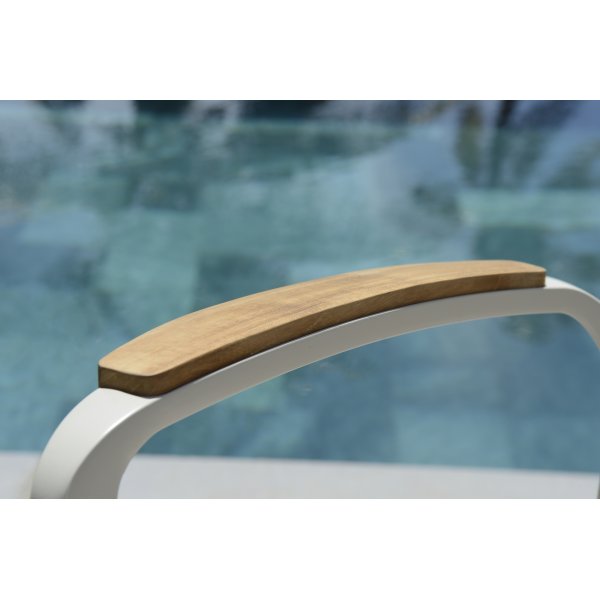 Portals spisegruppe 4 - Hvit/teak