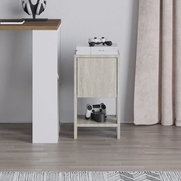 Ema nattbord - Travertin Ema nattbord - Travertin