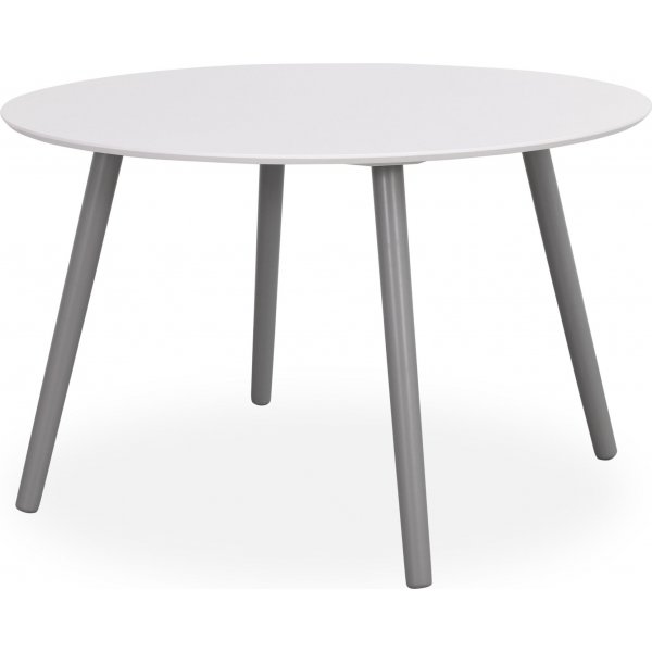 Rosvik rundt spisebord 120 cm - Hvit/gr