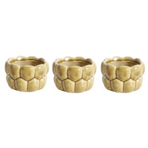 Big Bouble lyslykt 3-pakk - Gul (blank) Big Bouble lyslykt 3-pakk - Gul (blank)