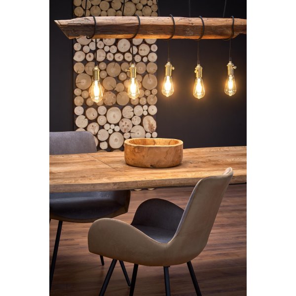 Horst spisebord 150-210 x 90 cm - Eik/sort Horst spisebord 150-210 x 90 cm - Eik/sort