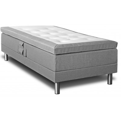 Nova justerbar seng (grå Rocco 570) - Valgfri bredde