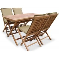 Edenryd spisegruppe med sammenleggbart spisebord, 120 cm, inkl. 4 Edenryd-stoler - Teak Edenryd spisegruppe med sammenleggbart spisebord, 120 cm, inkl. 4 Edenryd-stoler - Teak