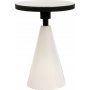 Kalk sidebord 42 cm - Hvit/svart