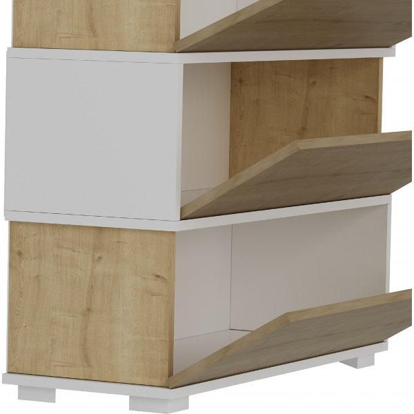 Aris skoskap - Safir eik/hvit Aris skoskap - Safir eik/hvit