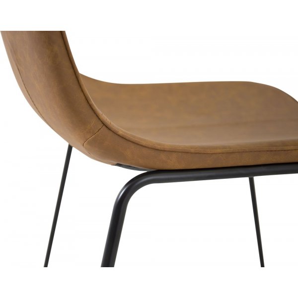 Spisestol Montego - Svart / Brun PU Spisestol Montego - Svart / Brun PU