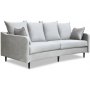 Gotland 3-seter buet sofa - Lysegr flyel
