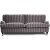 Howard Sir William 3-seter sofa (Dun) - Mobus Silver Stripe