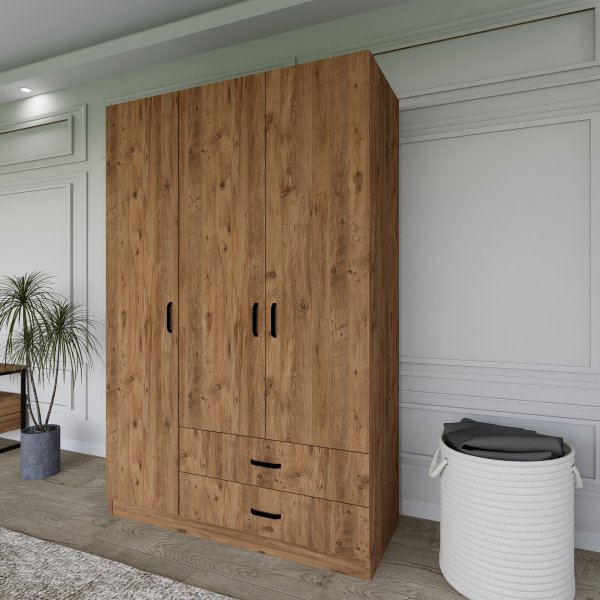 Yaman garderobe - Valnøtt Yaman garderobe - Valnøtt