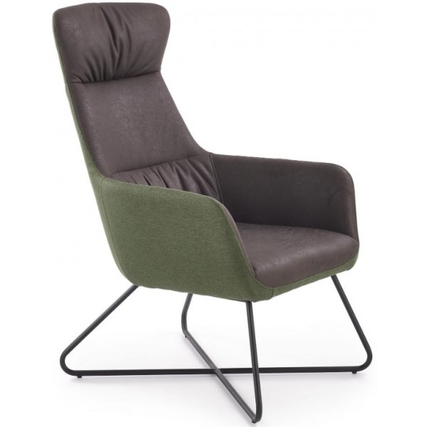 Phillis lenestol - Mørk grønn/mørk grå Phillis lenestol - Mørk grønn/mørk grå