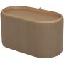 Maiko puff oval - Brun