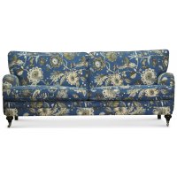 Savoy 3-seters sofa med blomsterstoff - Havanna Blue Savoy 3-seters sofa med blomsterstoff - Havanna Blue