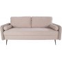 Imola 2,5-seters sofa - Beige/Svart
