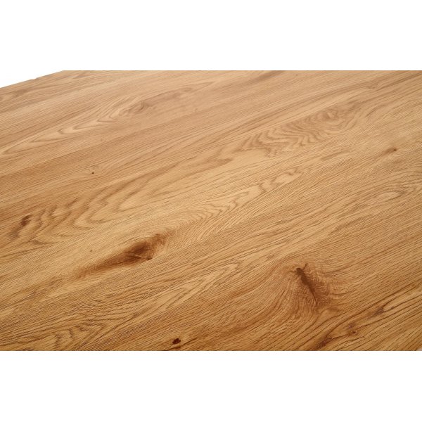 Gentofte spisebord 160 cm - Eik/sort