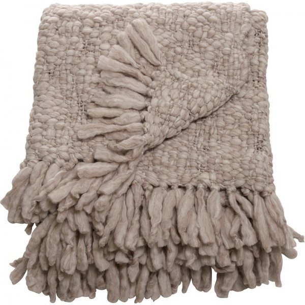 Mette pledd 130 x 170 cm - Sand