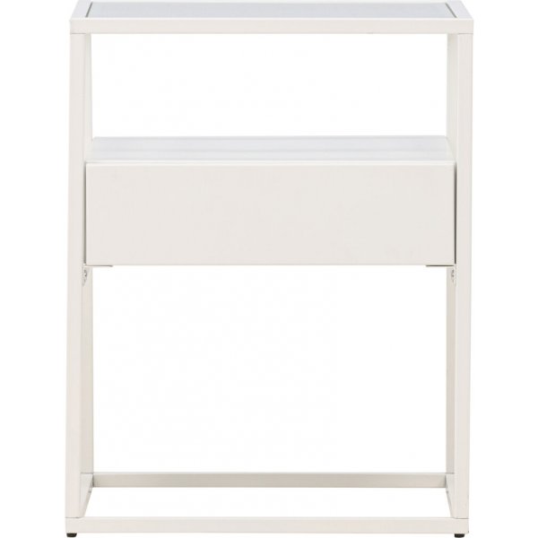 Fortaleza sidebord 40 x 40 cm - Hvit Fortaleza sidebord 40 x 40 cm - Hvit